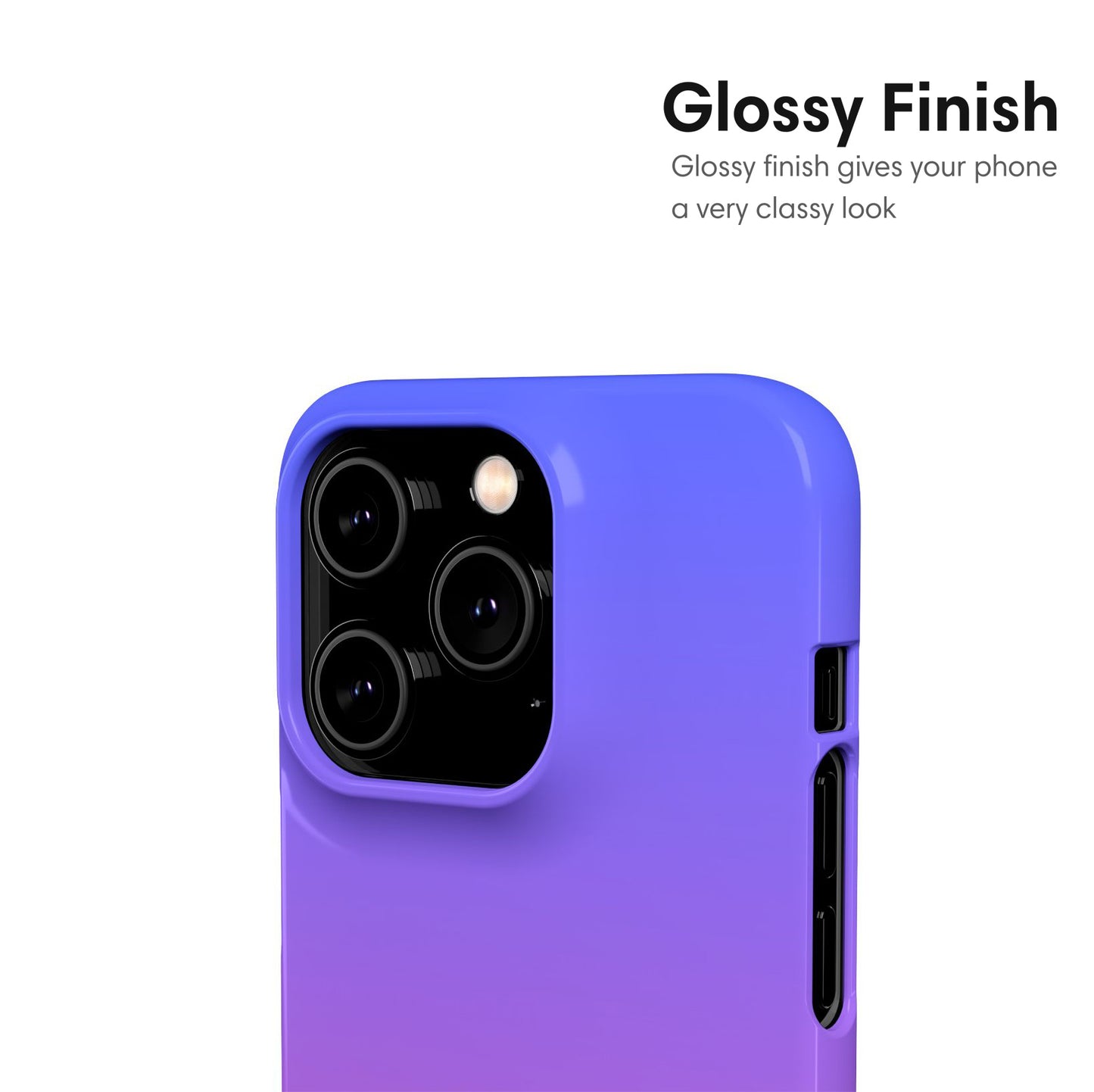 Blue and Pink Ombre Snap Case glossy