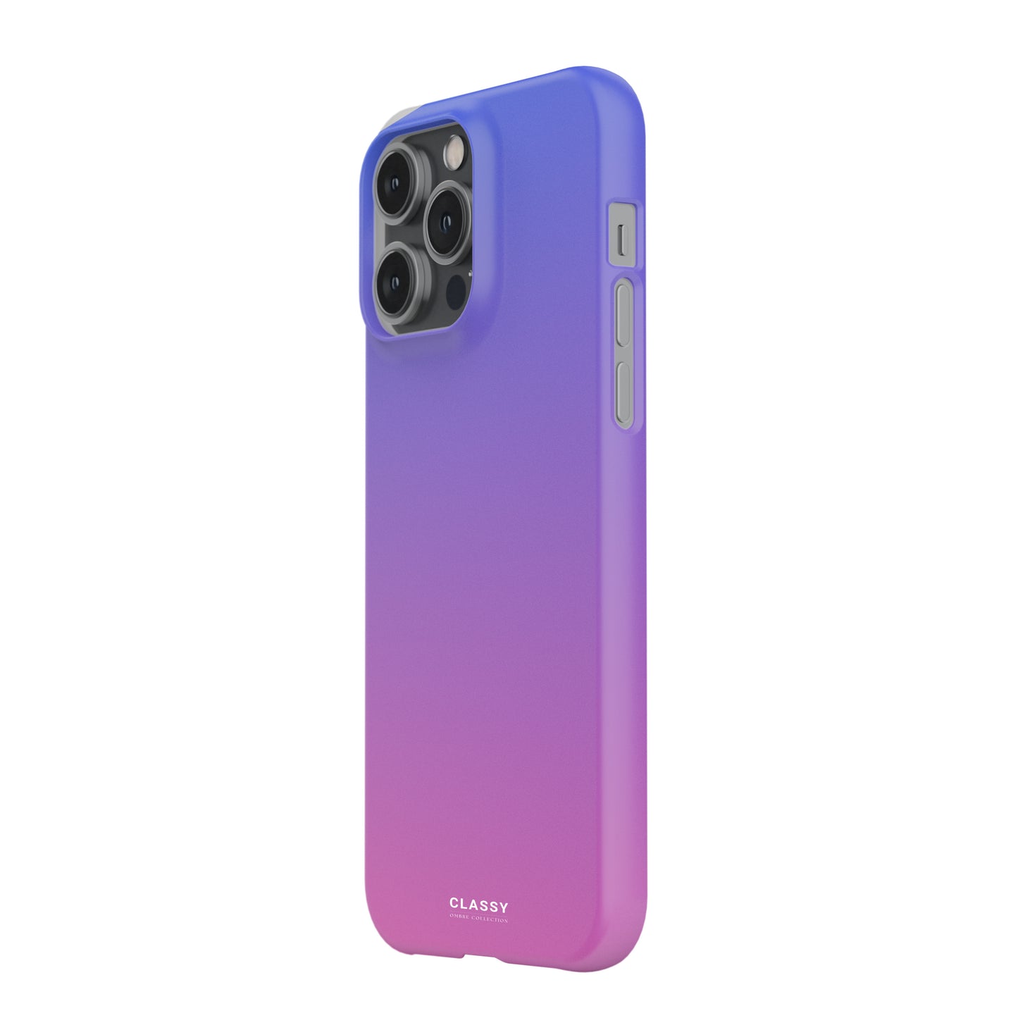 Blue and Pink Ombre Snap Case side