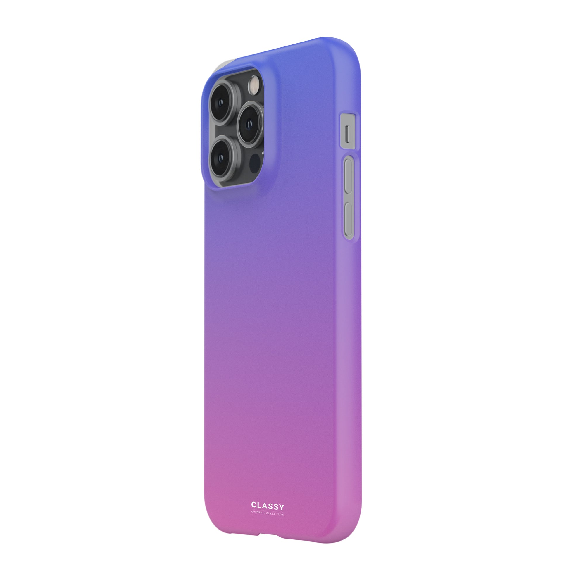 Blue and Pink Ombre Snap Case side
