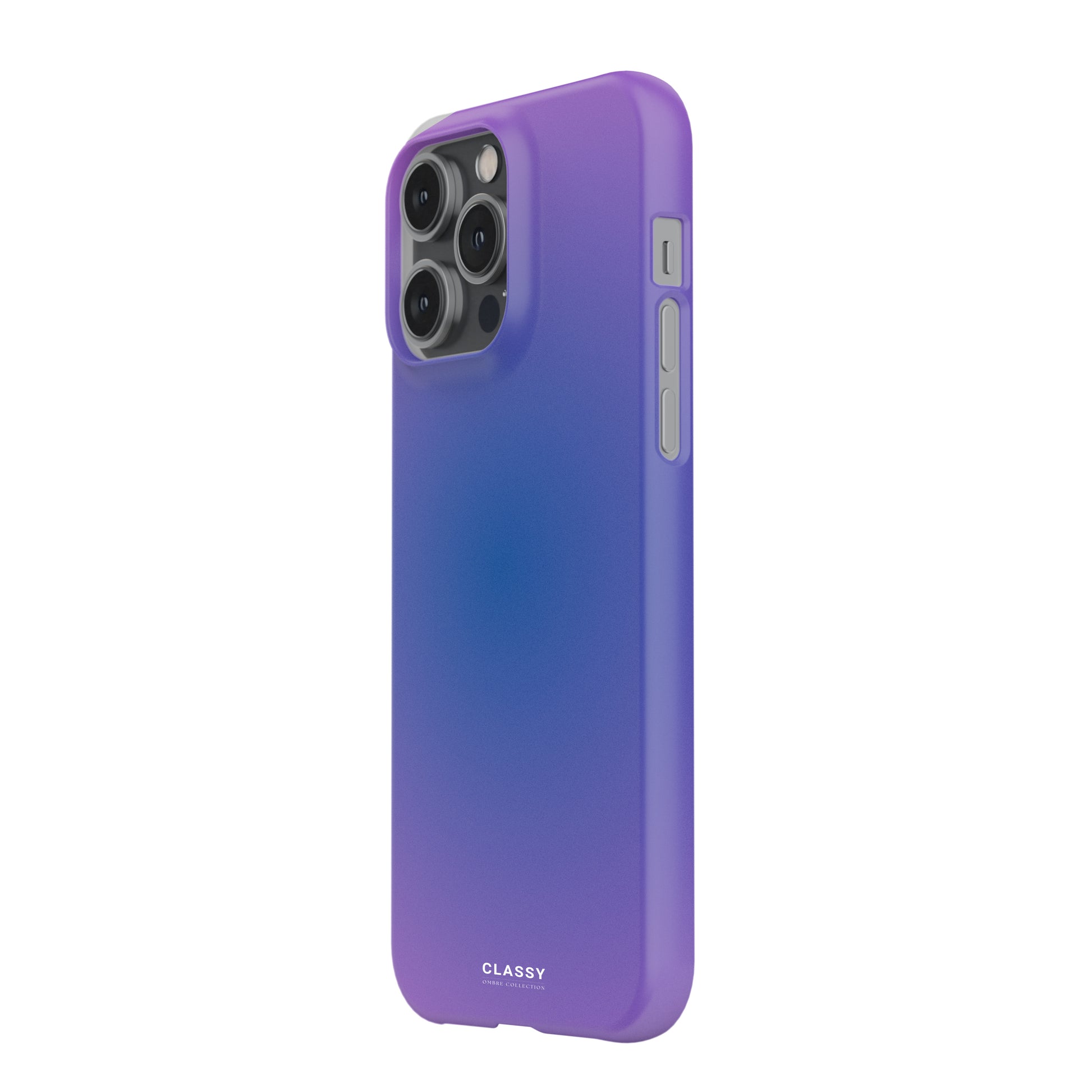 Blue Ombre Snap Case side