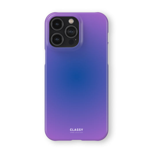 Blue Ombre Snap Case front