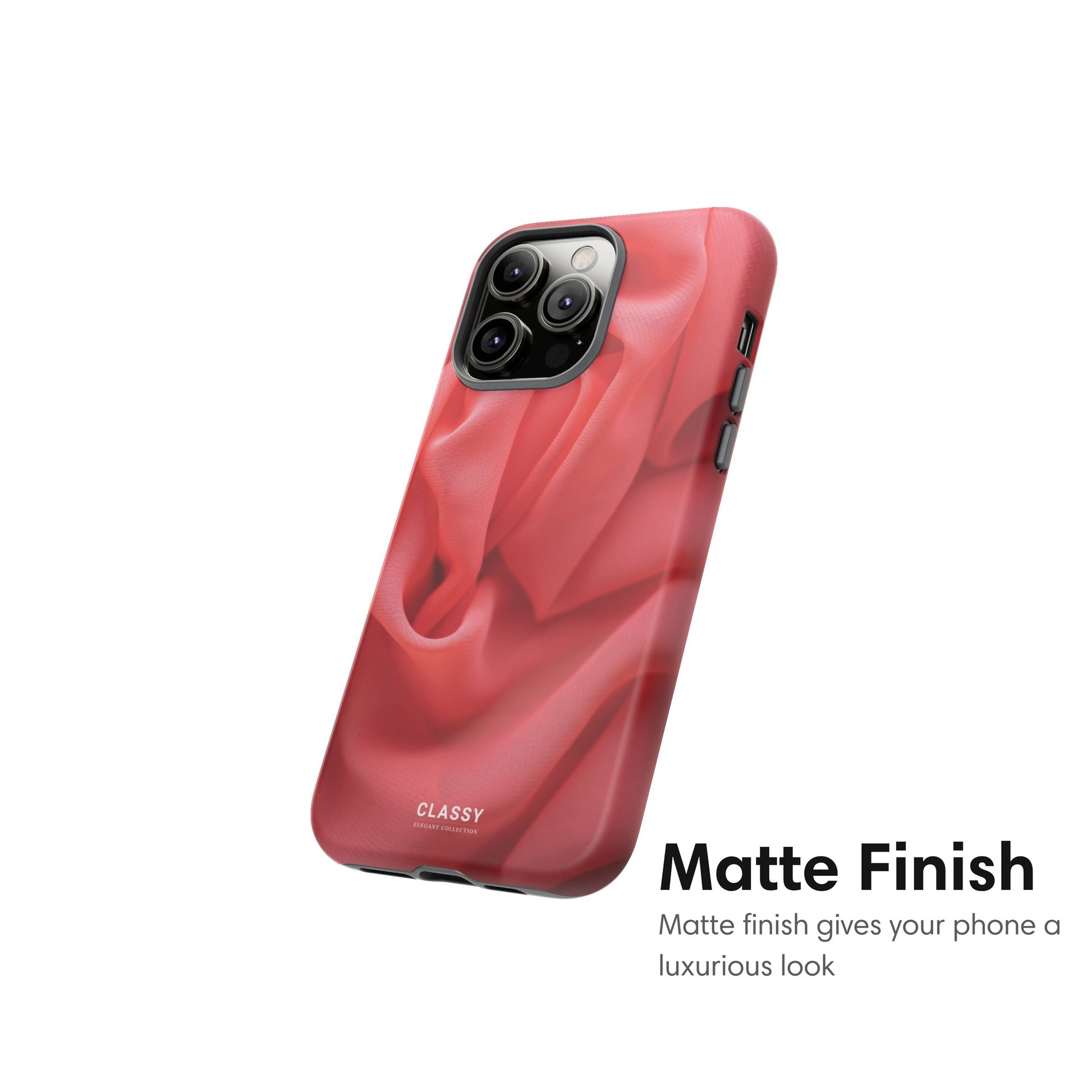 Red Waves Tough Case matte