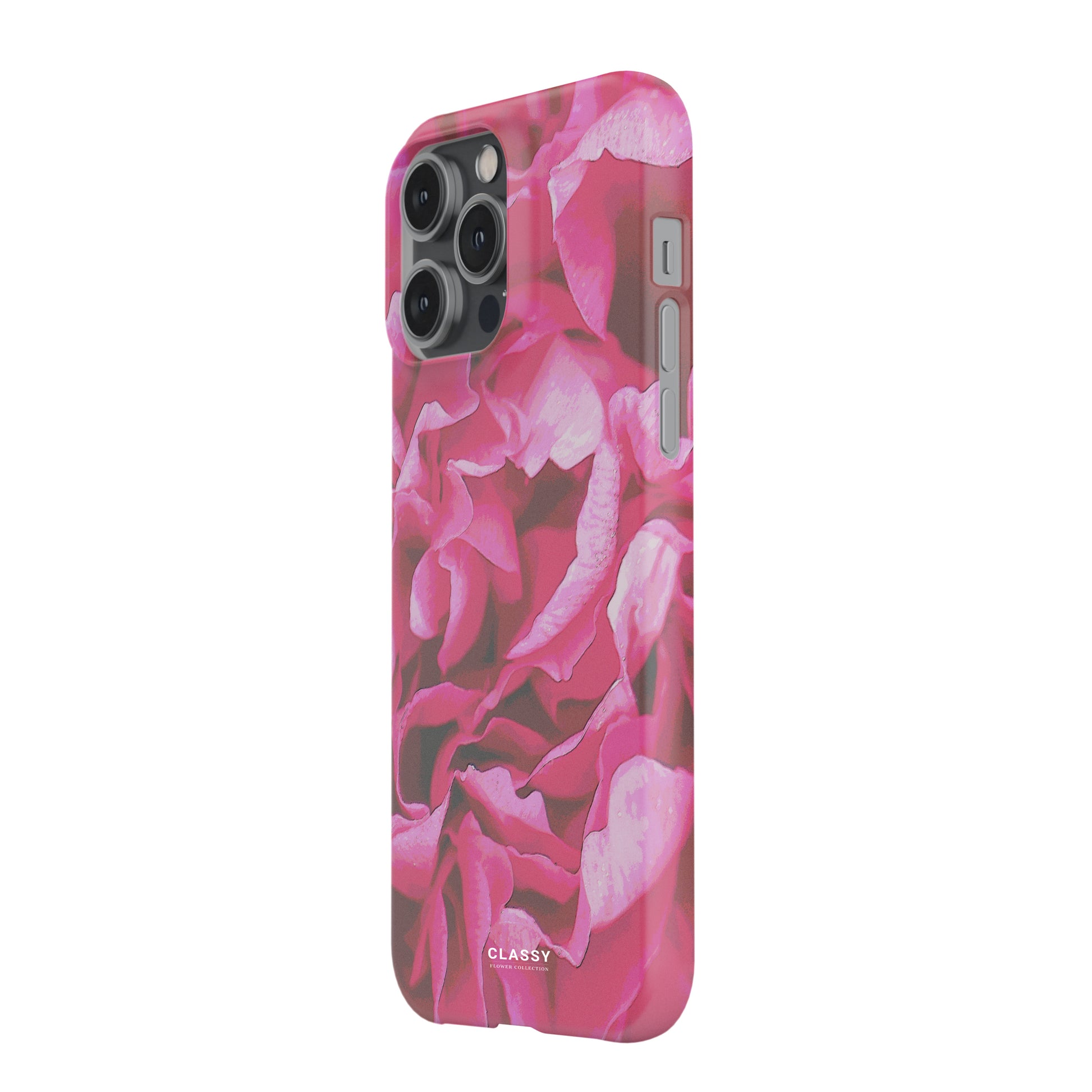 Pink Flowers Snap Case side