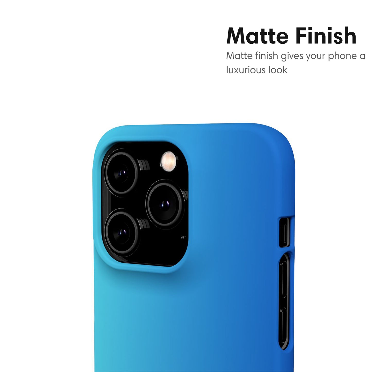 Blue Ombre Snap Case matte