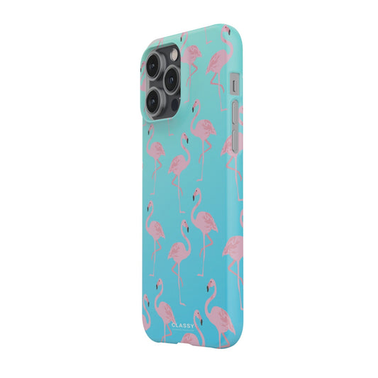 Turquoise Flamingos Snap Case - Classy Cases - Phone Case - iPhone 14 - Glossy -