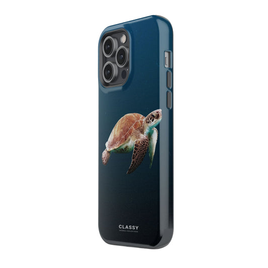 Turtle In Ocean Tough Case - Classy Cases - Phone Case - iPhone 17 - Glossy -