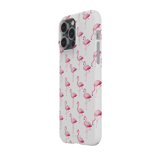 White Flamingo Snap Case - Classy Cases - Phone Case - iPhone 17 - Glossy -
