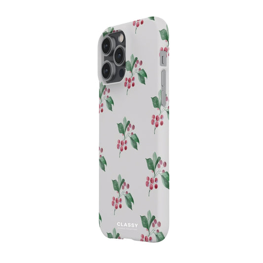 White Flowers Snap Case - Classy Cases - Phone Case - iPhone 17 - Glossy -