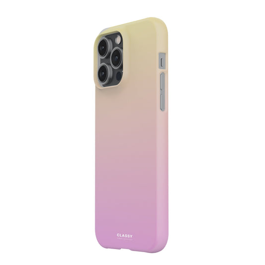 Yellow and Light Pink Ombre Snap Case - Classy Cases - Phone Case - iPhone 17 - Glossy -