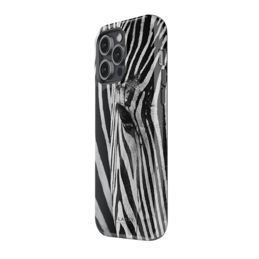 Zebra Head Tough Case - Classy Cases - Phone Case - iPhone 17 - Glossy -