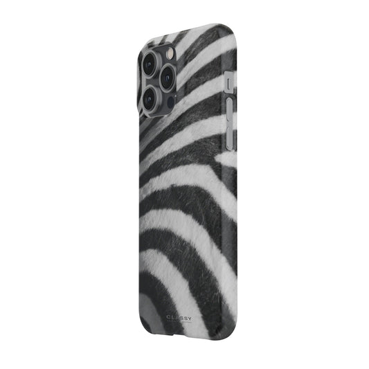 Zebra Stripes Snap Case - Classy Cases - Phone Case - iPhone 17 - Glossy -
