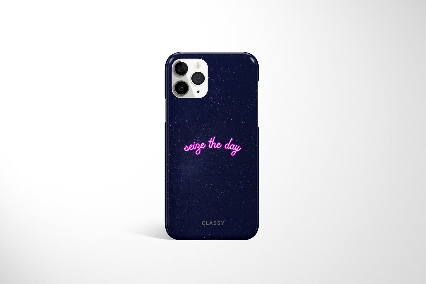 Seize the Day | Blue Snap Case - Classy Cases - Phone Case - iPhone 12 Pro Max - Glossy -