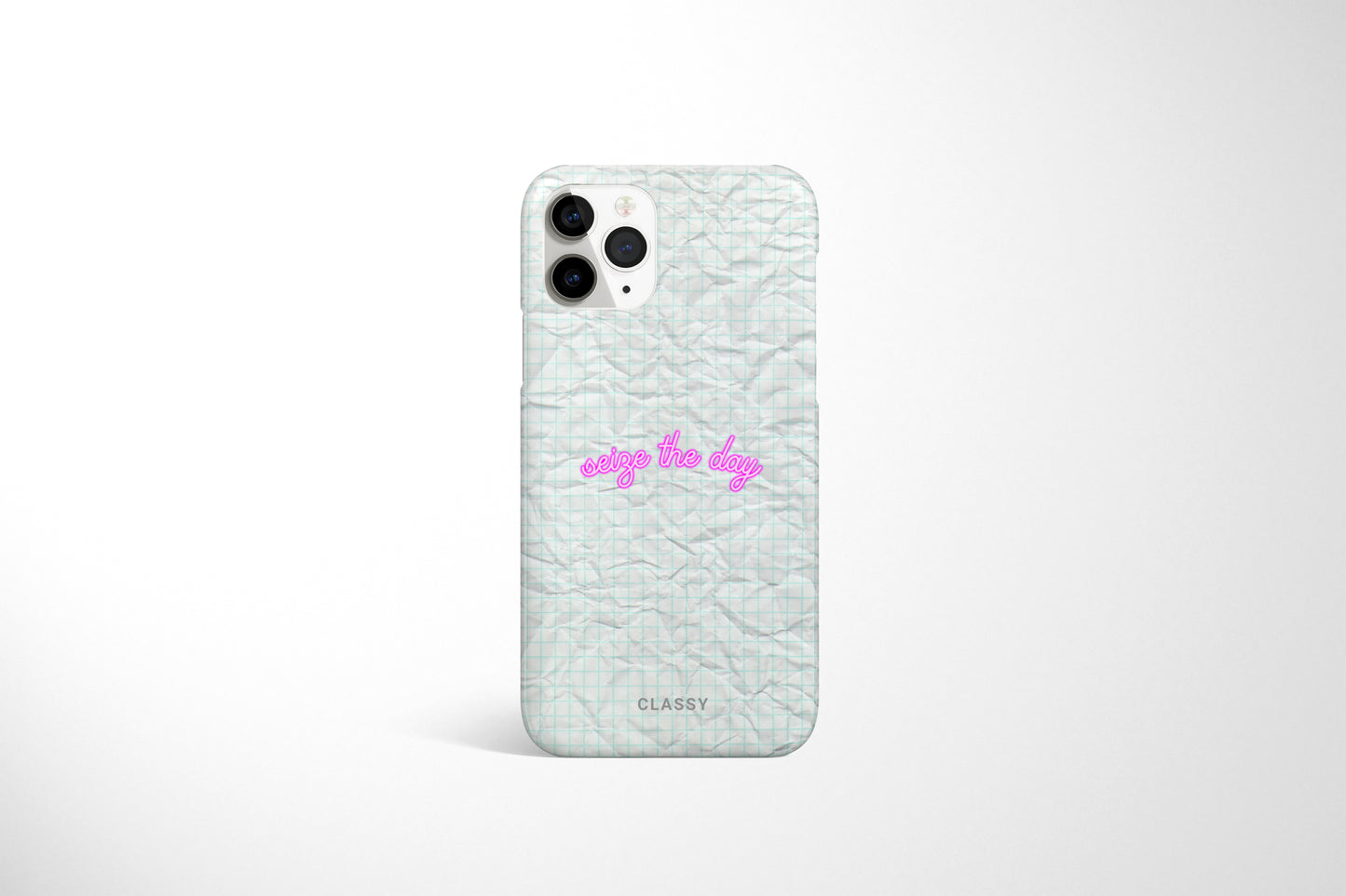 Seize the Day | White Snap Case - Classy Cases - Phone Case - iPhone 12 Pro Max - Glossy -