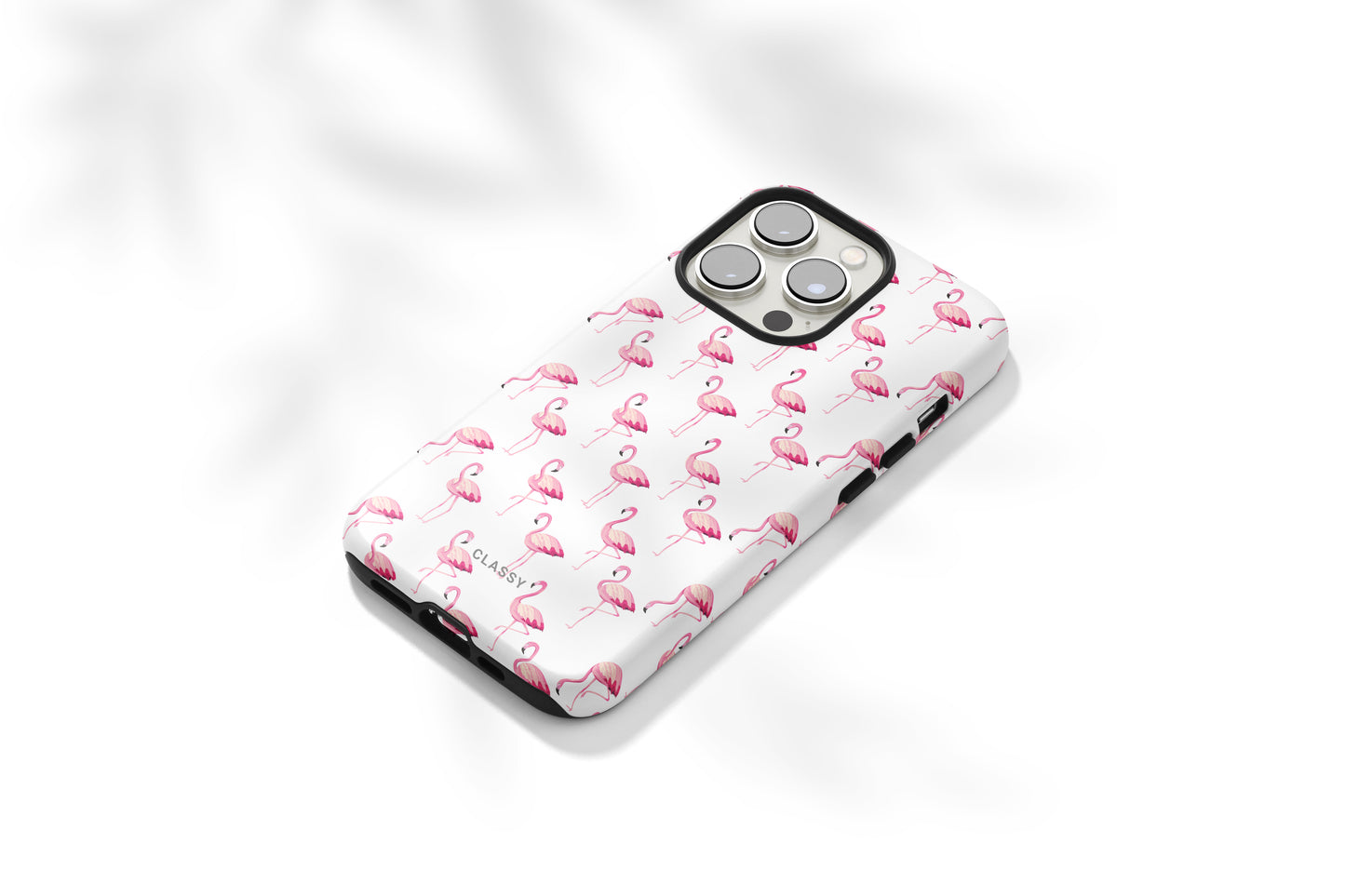 White Flamingo Tough Case - Classy Cases - Phone Case - Samsung Galaxy S22 - Glossy -