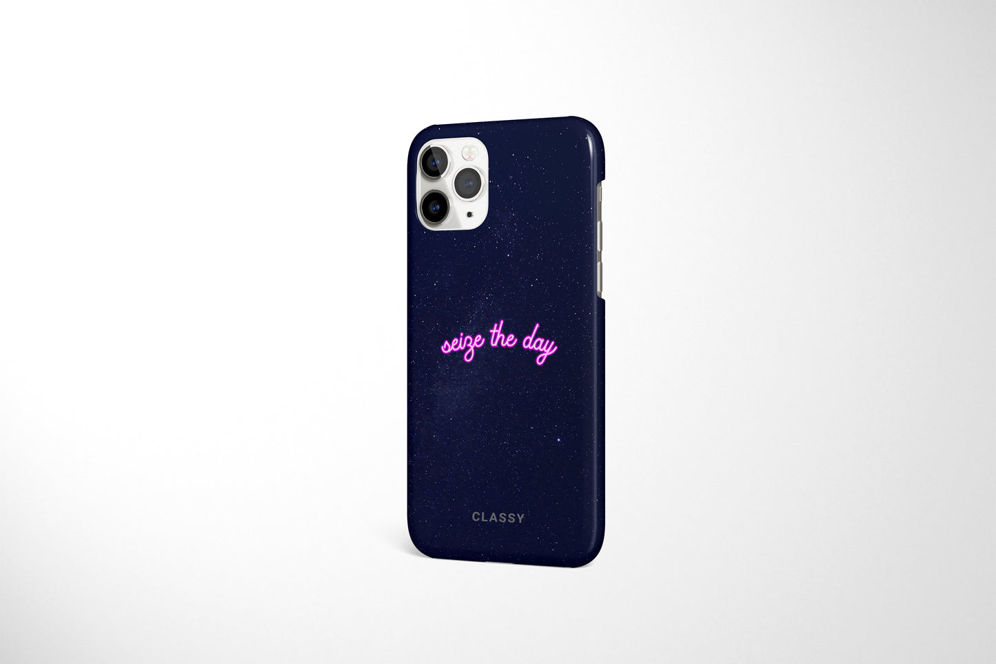 Seize the Day | Blue Snap Case - Classy Cases - Phone Case - iPhone 12 Pro Max - Glossy -