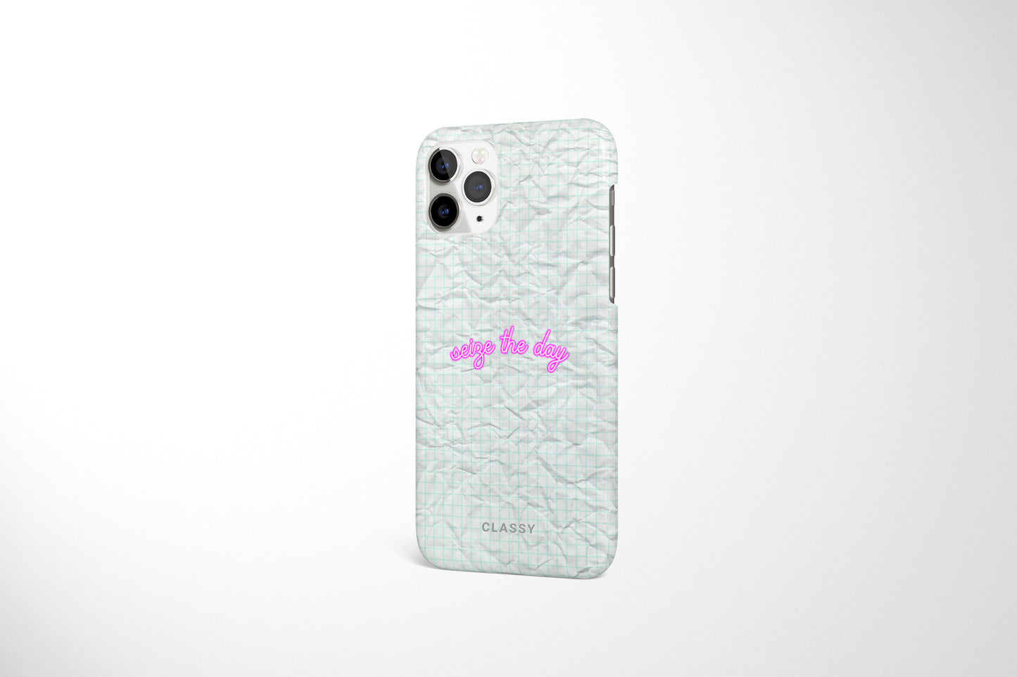 Seize the Day | White Snap Case - Classy Cases - Phone Case - iPhone 12 Pro Max - Glossy -