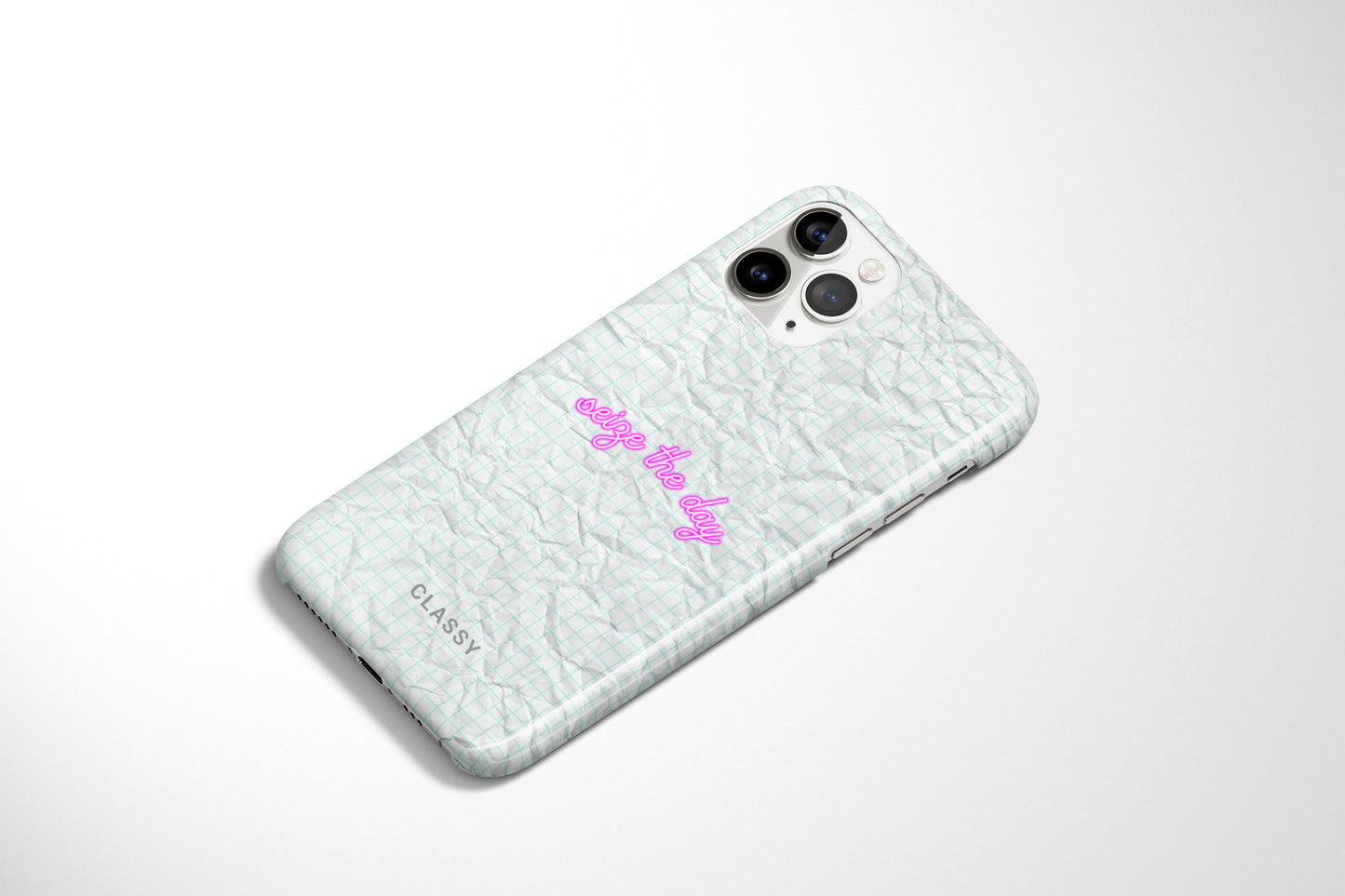 Seize the Day | White Snap Case - Classy Cases - Phone Case - iPhone 12 Pro Max - Glossy -