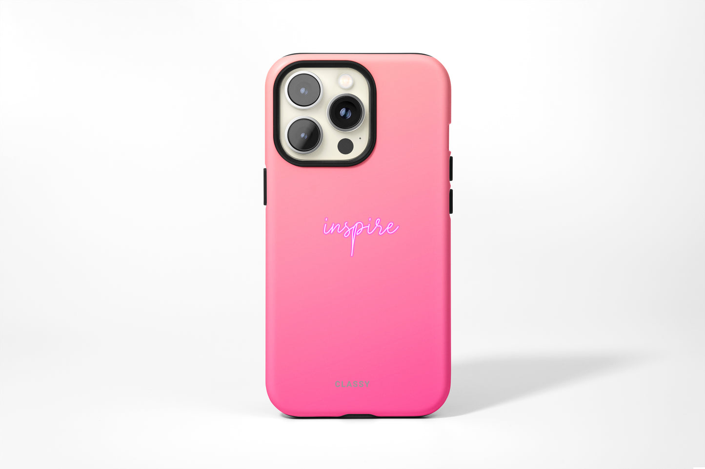 Inspire | Pink Tough Case - Classy Cases - Phone Case - Samsung Galaxy S22 - Glossy -