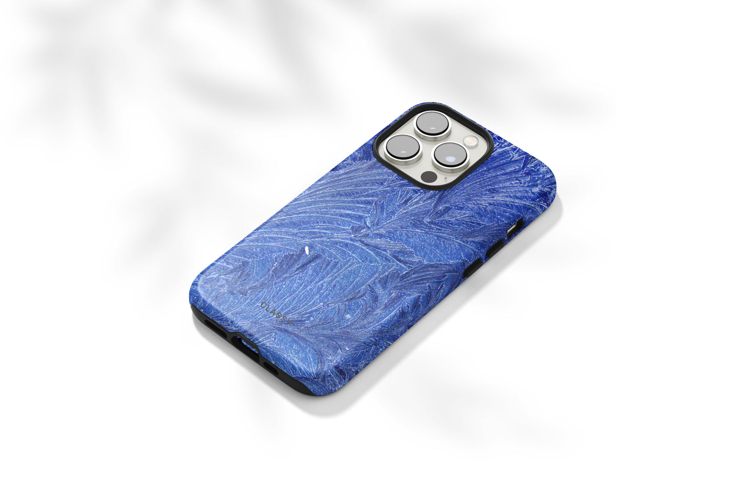 Blue Leaves Tough Case - Classy Cases - Phone Case - Samsung Galaxy S22 - Glossy -