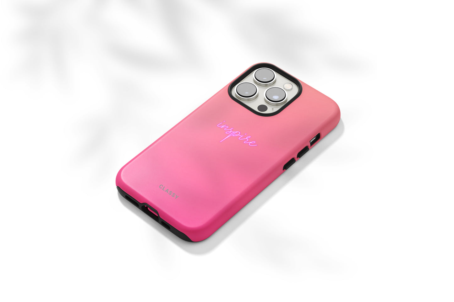 Inspire | Pink Tough Case - Classy Cases - Phone Case - Samsung Galaxy S22 - Glossy -
