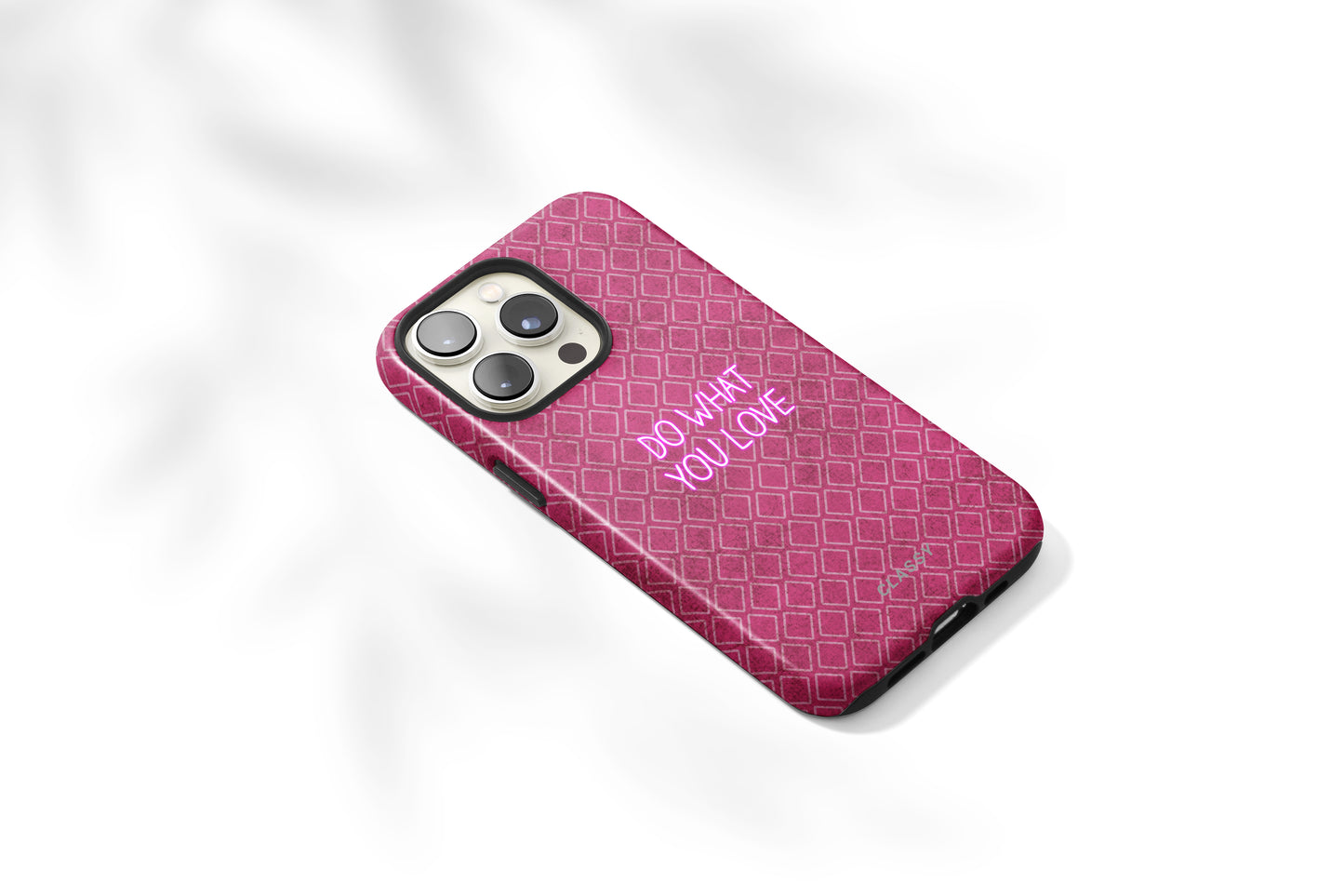 Do What You Love | Dusty Rose Pattern Tough Case - Classy Cases - Phone Case - Samsung Galaxy S22 - Glossy -