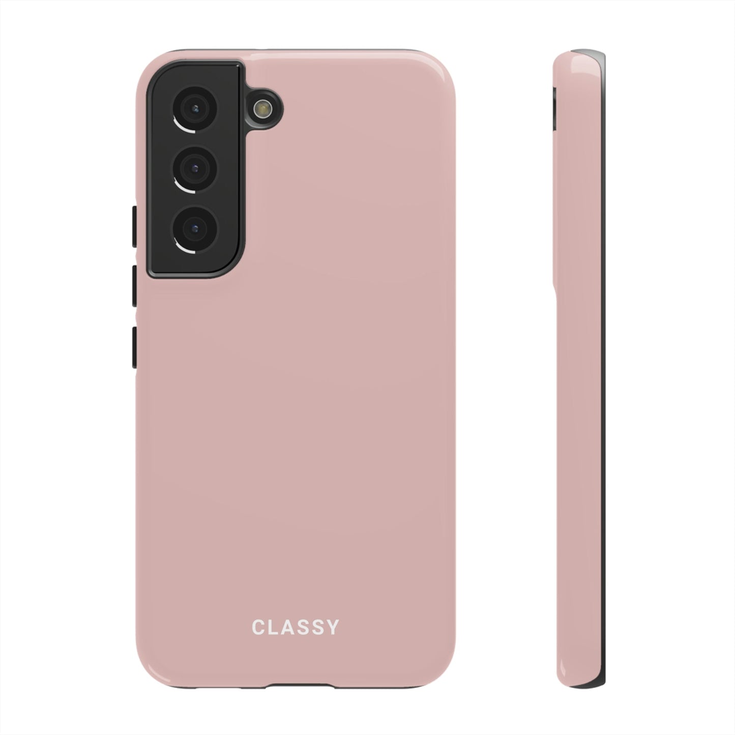 Beige Tough Case - Classy Cases - Phone Case - Samsung Galaxy S22 - Glossy -