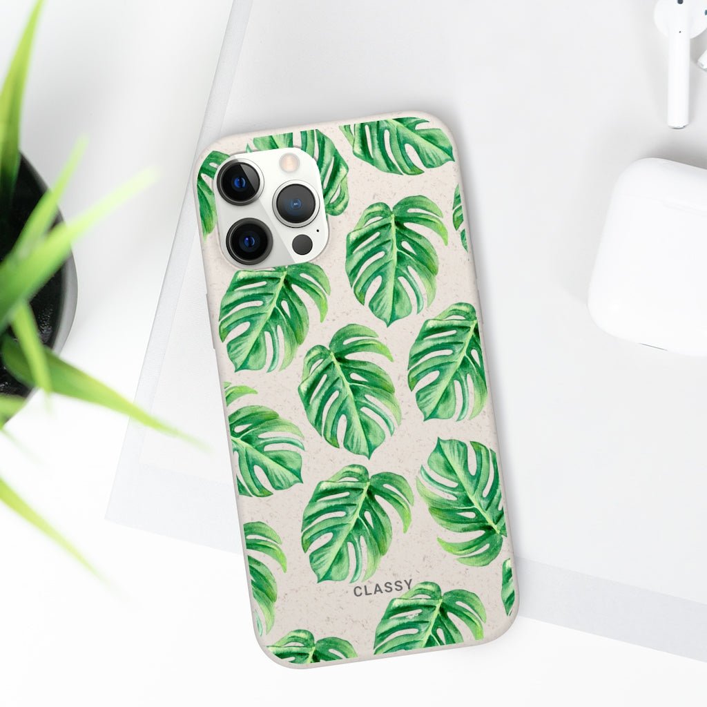 Big Leaves Biodegradable Case - Classy Cases - Phone Case - iPhone 12 Pro Max - -