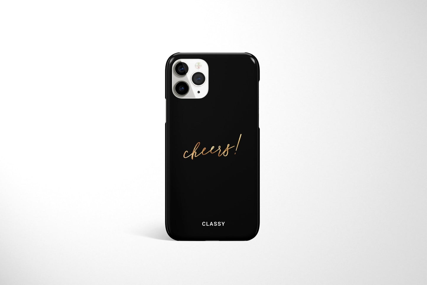 Black and Gold Cheers Snap Case - Classy Cases