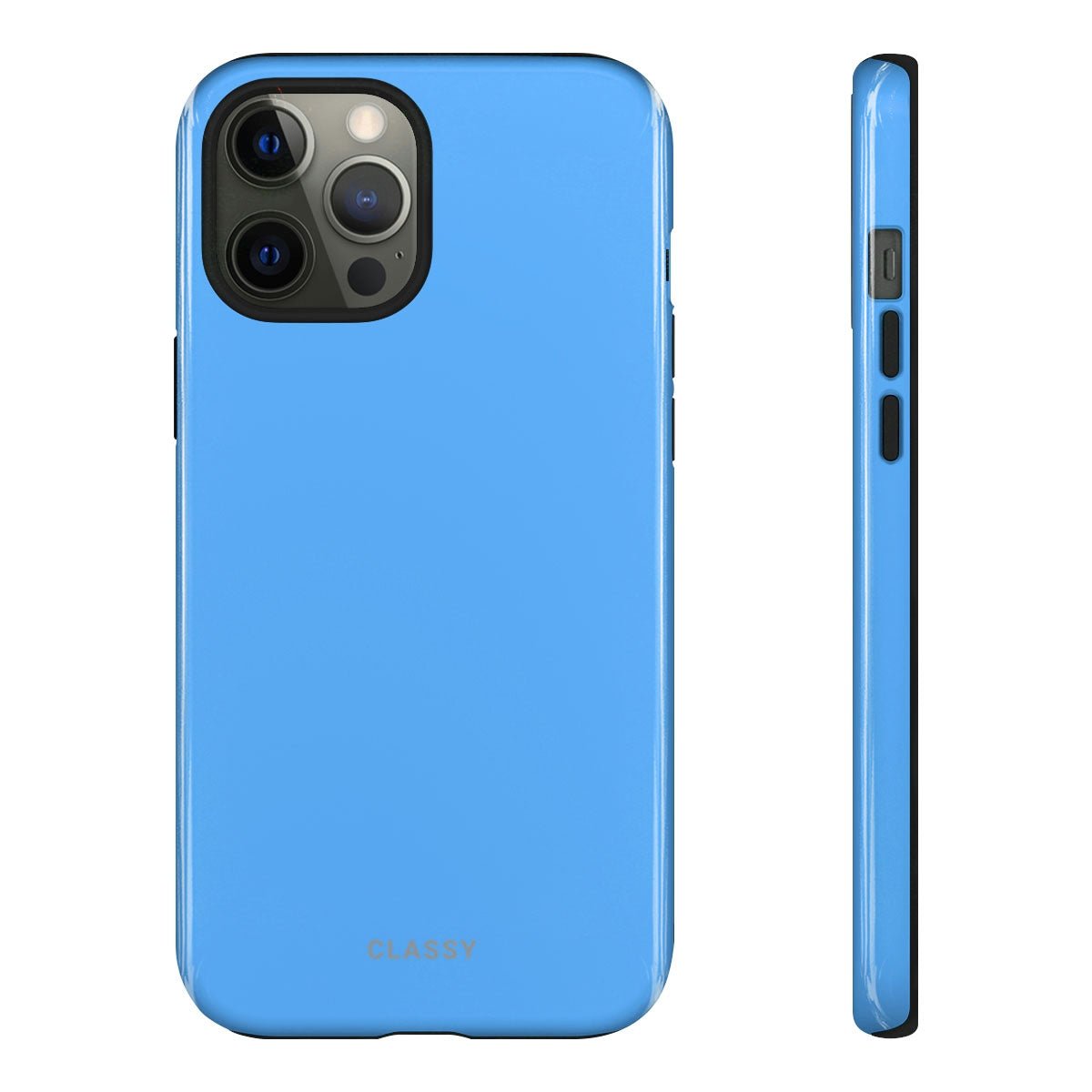 Blue Tough Case - Classy Cases - Phone Case - iPhone 12 Pro Max - Glossy -