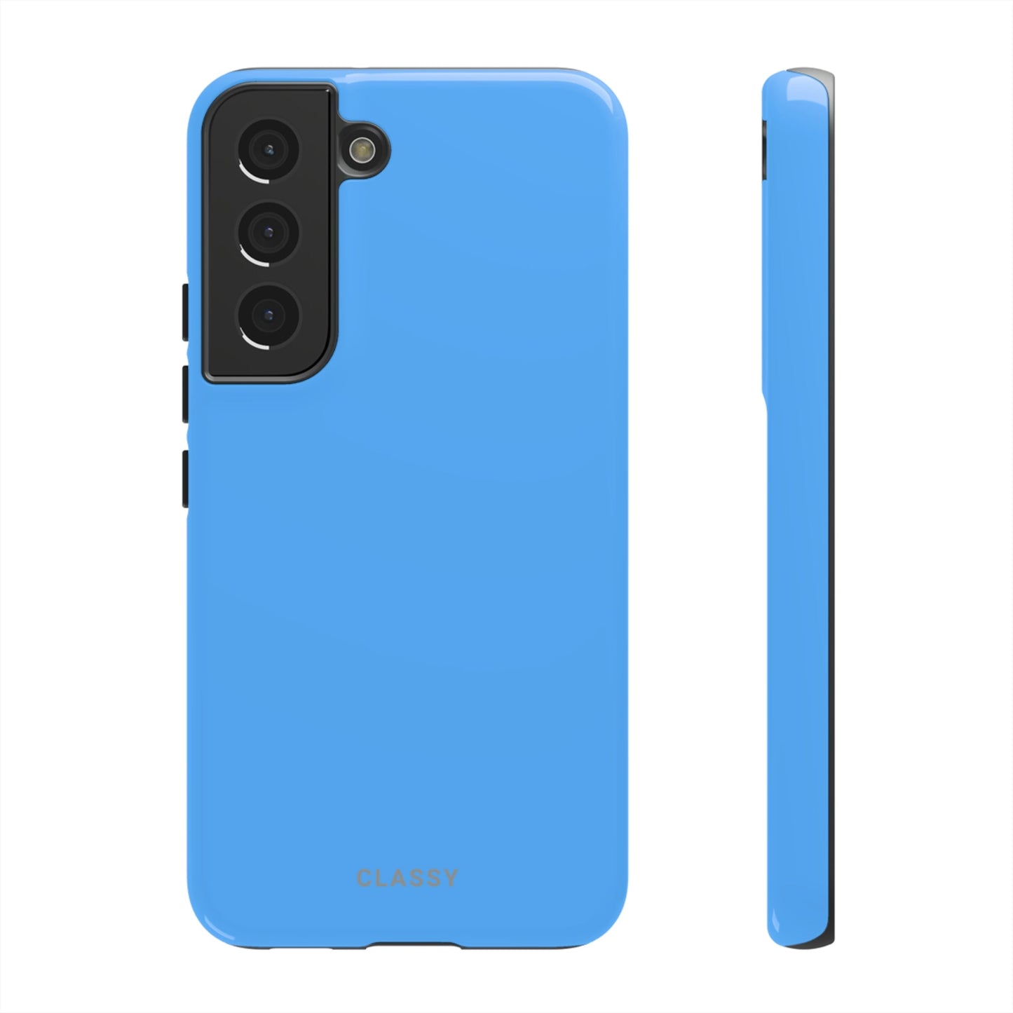 Blue Tough Case - Classy Cases - Phone Case - Samsung Galaxy S22 - Glossy -
