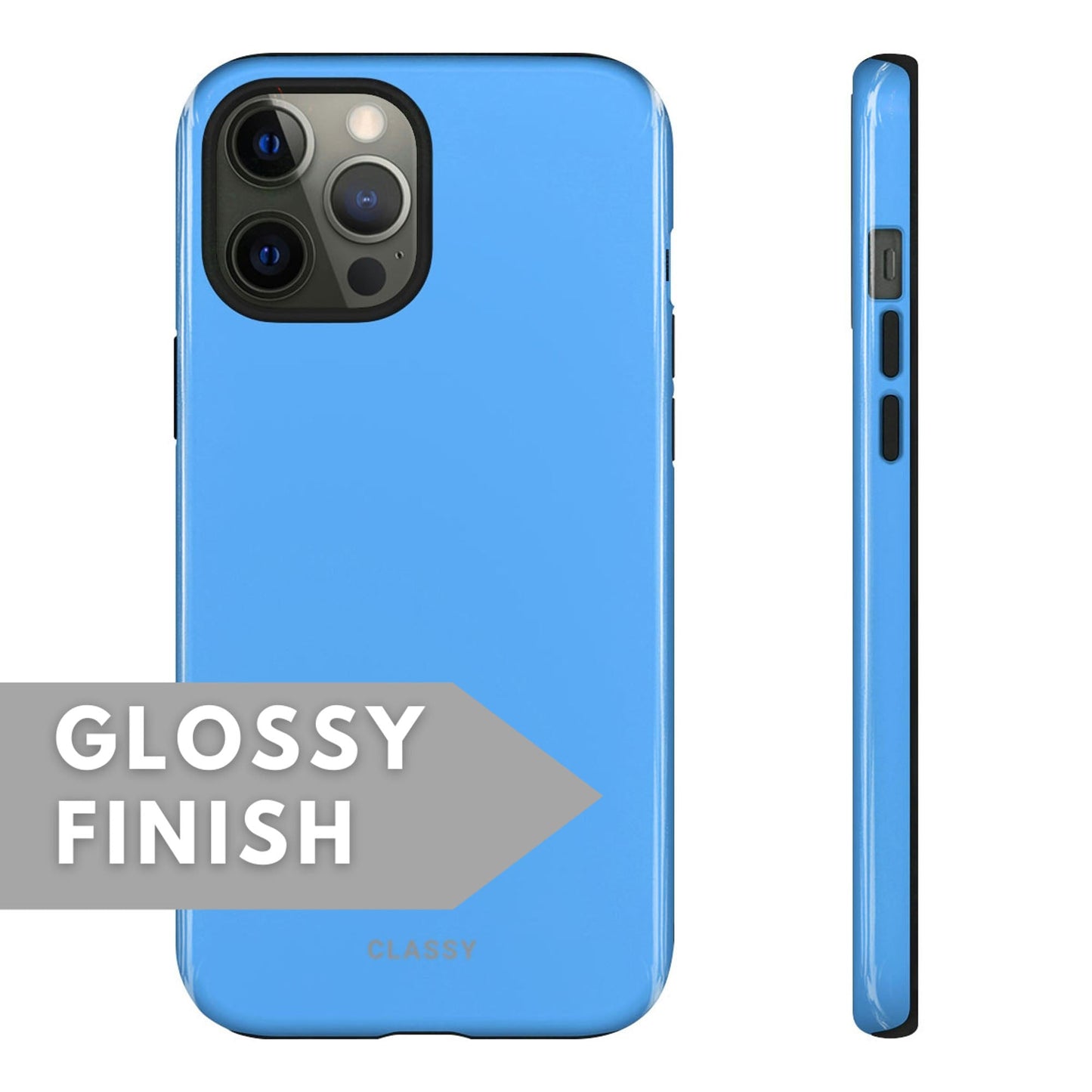 Blue Tough Case - Classy Cases - Phone Case - Samsung Galaxy S22 - Glossy -