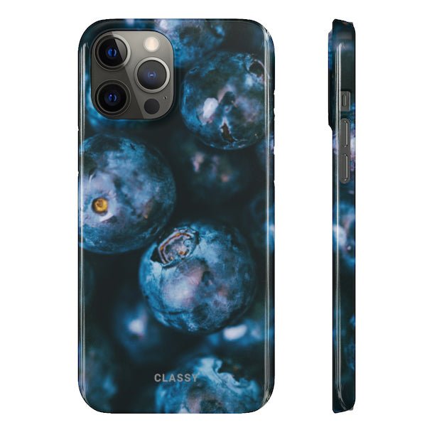Blueberries Snap Case - Classy Cases - Phone Case - iPhone 12 Pro Max - Glossy -