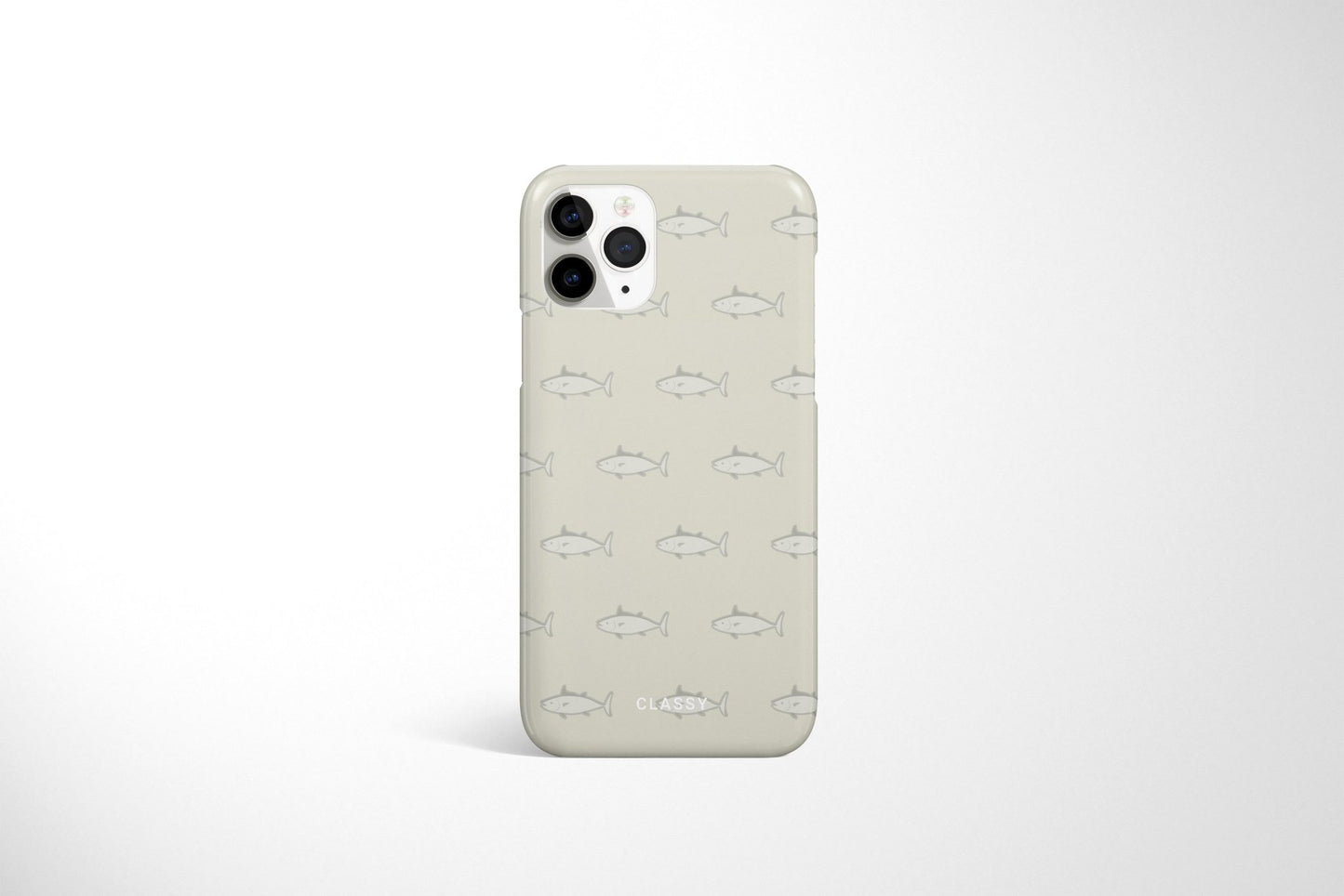 Brown Retro Fish Snap Case - Classy Cases - Phone Case - iPhone 14 - Glossy -