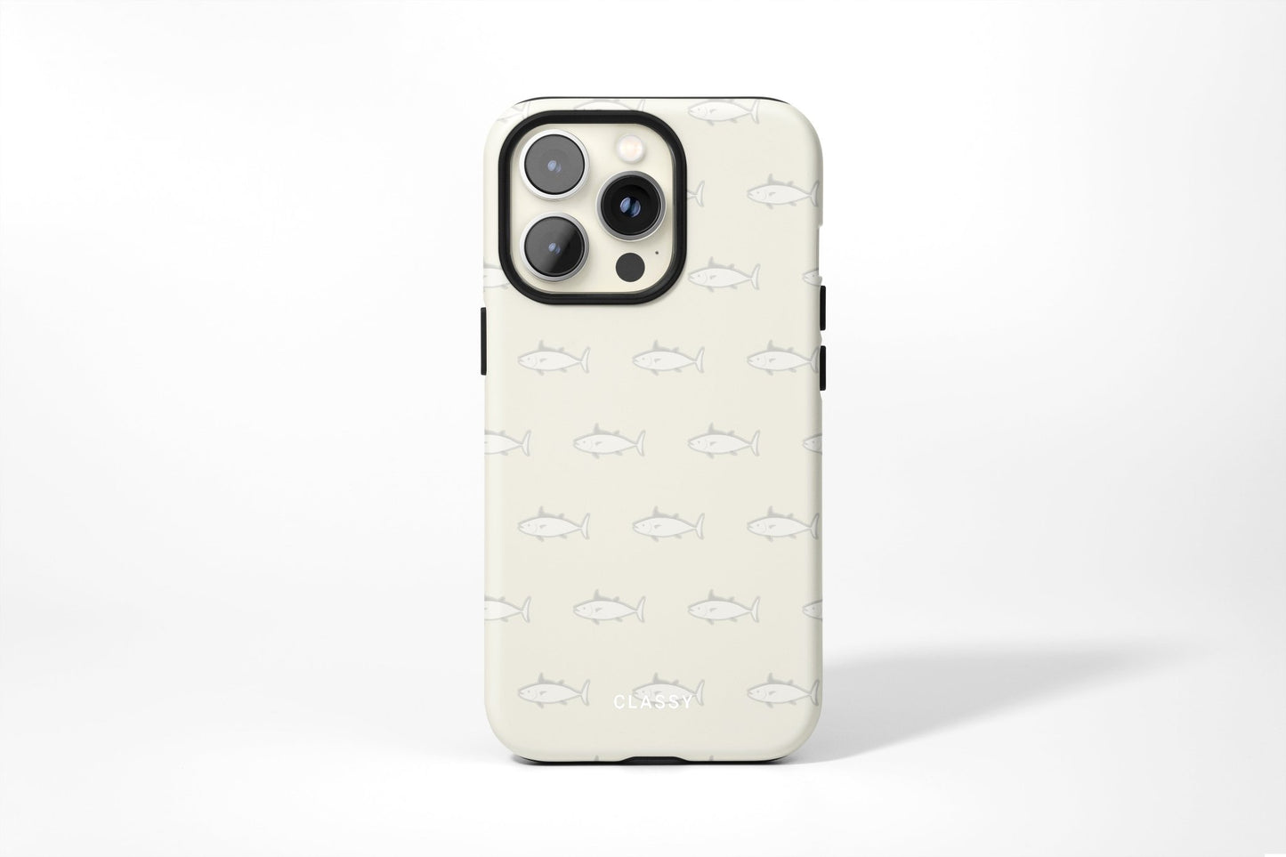 Brown Retro Fish Tough Case - Classy Cases - Phone Case - iPhone 14 - Glossy -