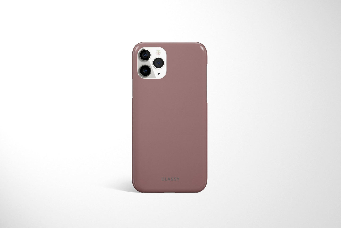 Brown Snap Case - Classy Cases - Phone Case - iPhone 12 Pro Max - Glossy -