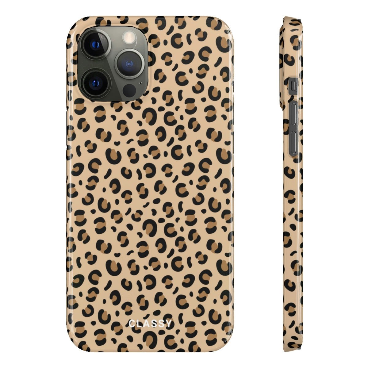 Cheetah Print Snap Case - Classy Cases - Phone Case - iPhone 14 - Glossy -
