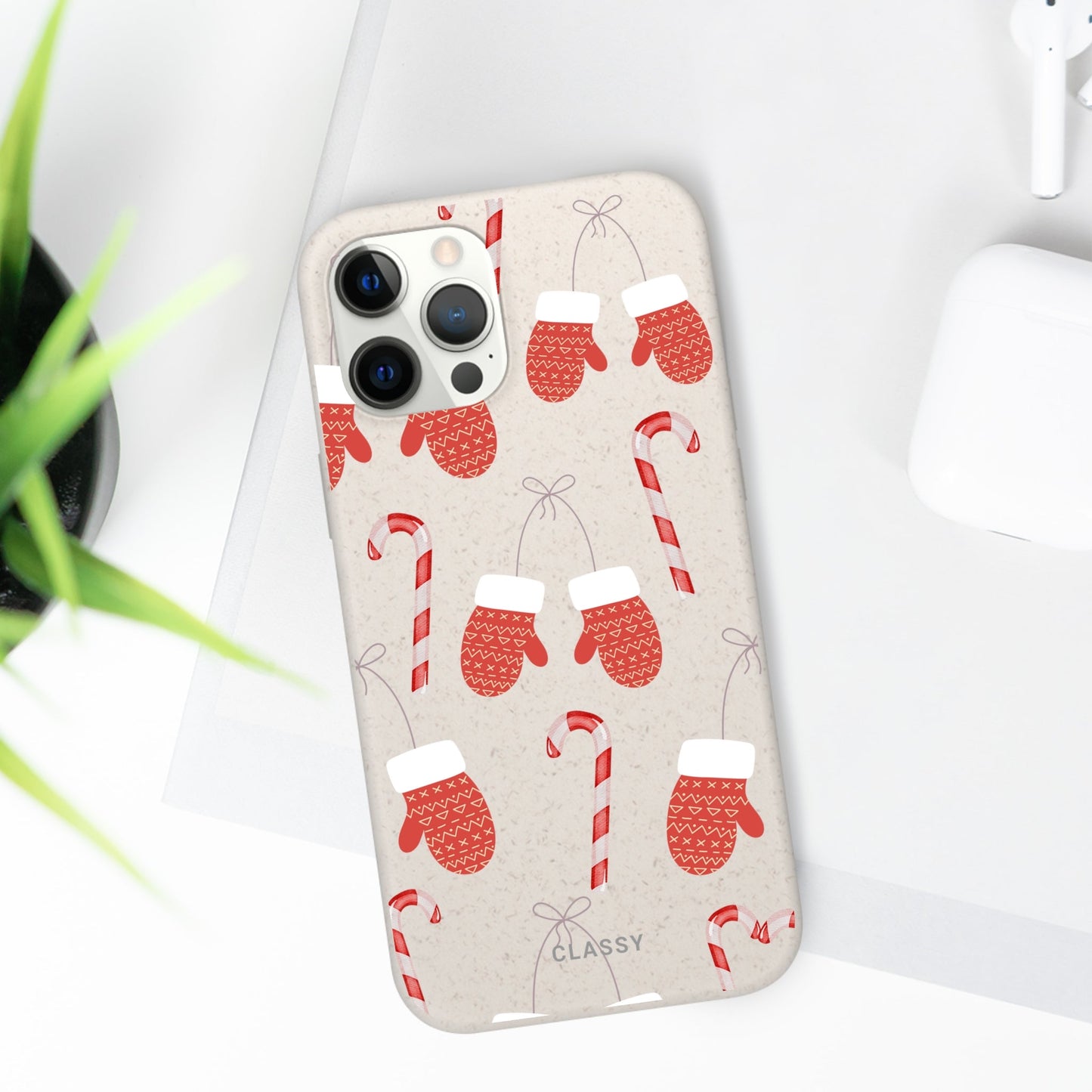 Christmas Biodegradable Case - Classy Cases - Phone Case - iPhone 12 Pro Max with gift packaging - -