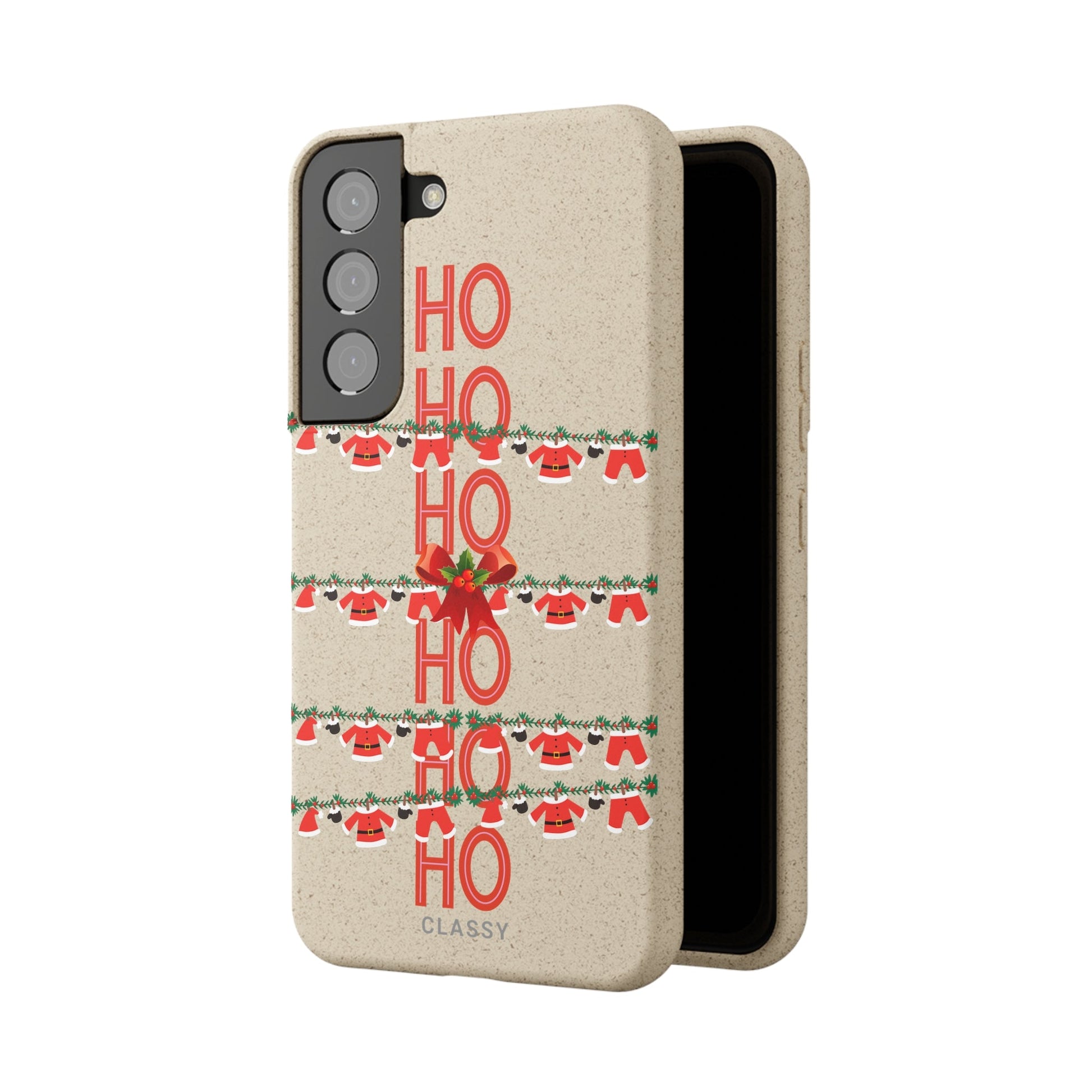 Ho Ho Ho Christmas Biodegradable Case