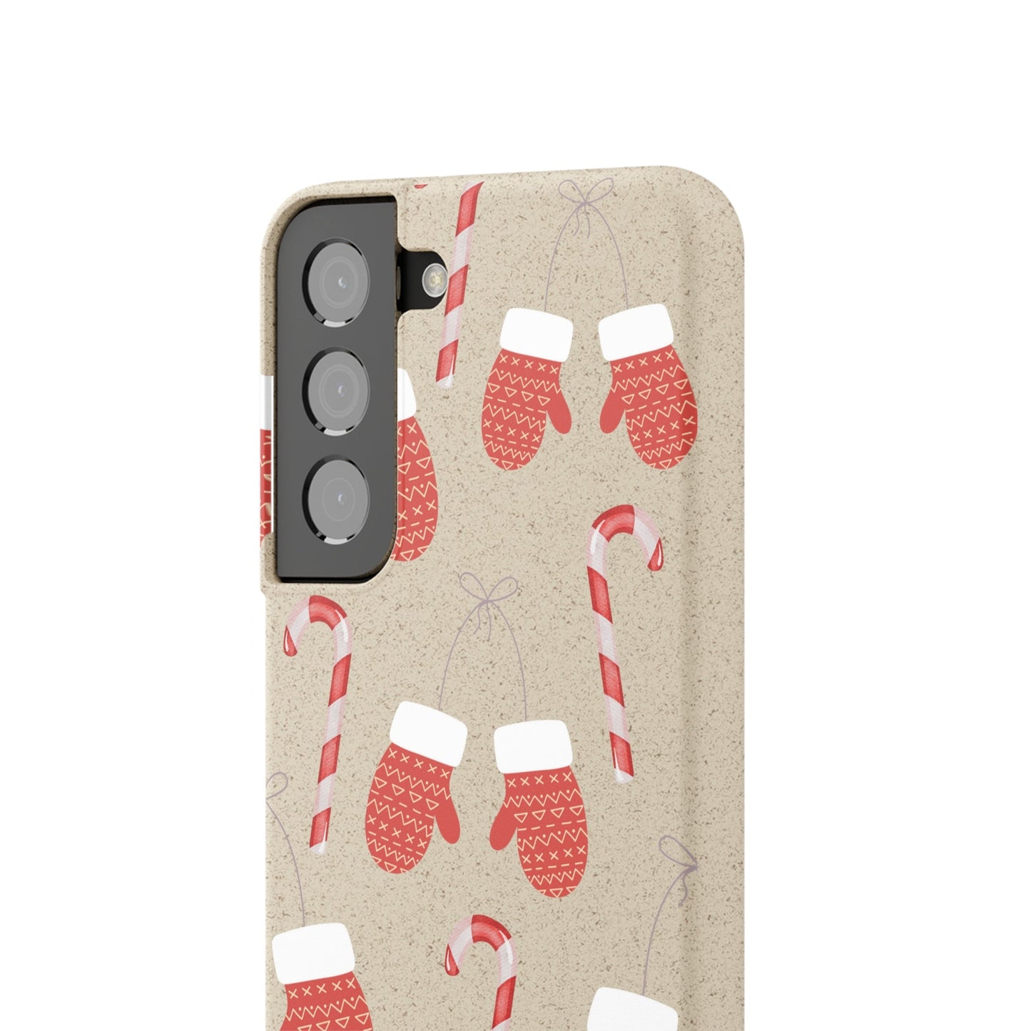 Little Red Gloves Christmas Biodegradable Case