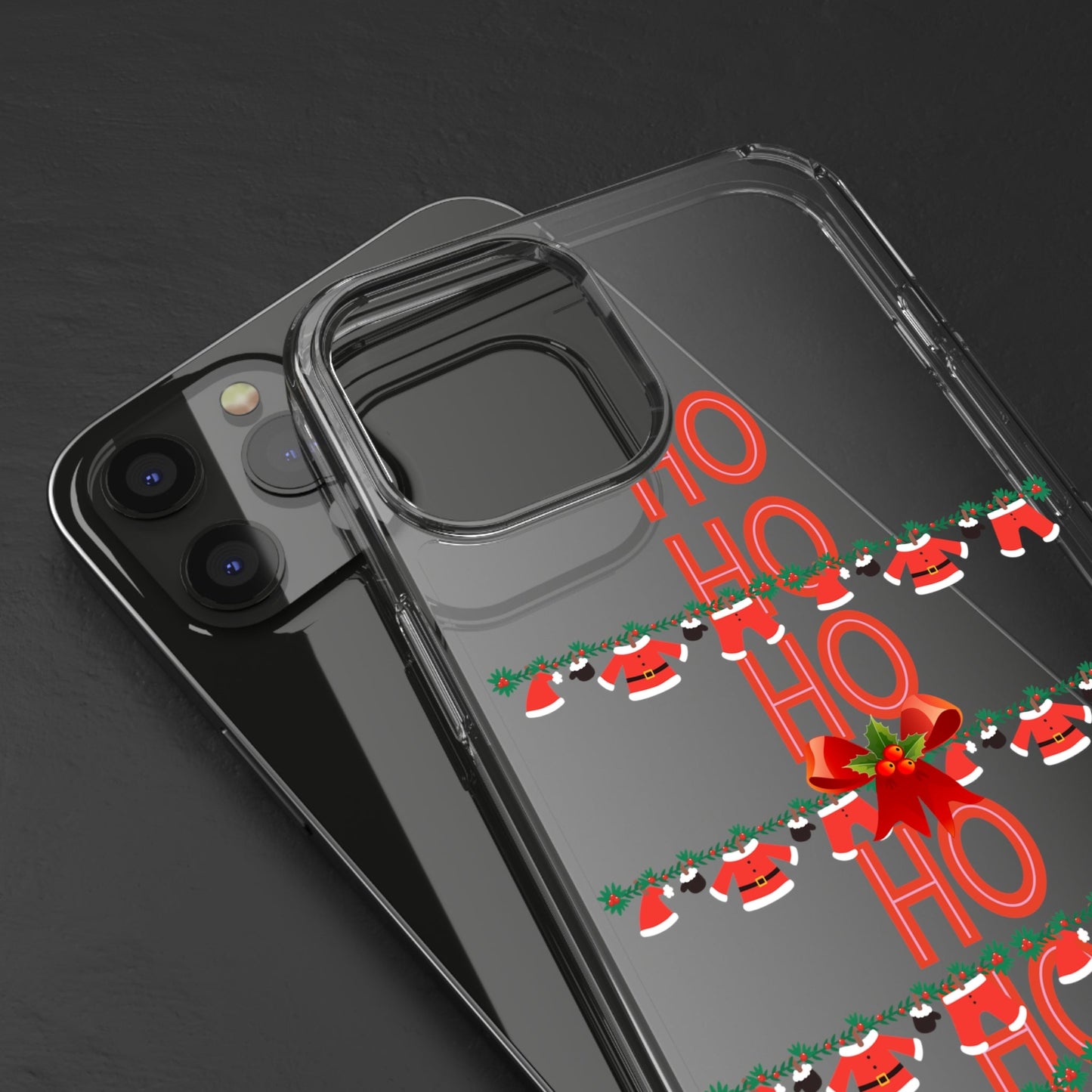 Christmas Clear Case - Classy Cases - Phone Case - iPhone 12 Pro Max - With gift packaging -