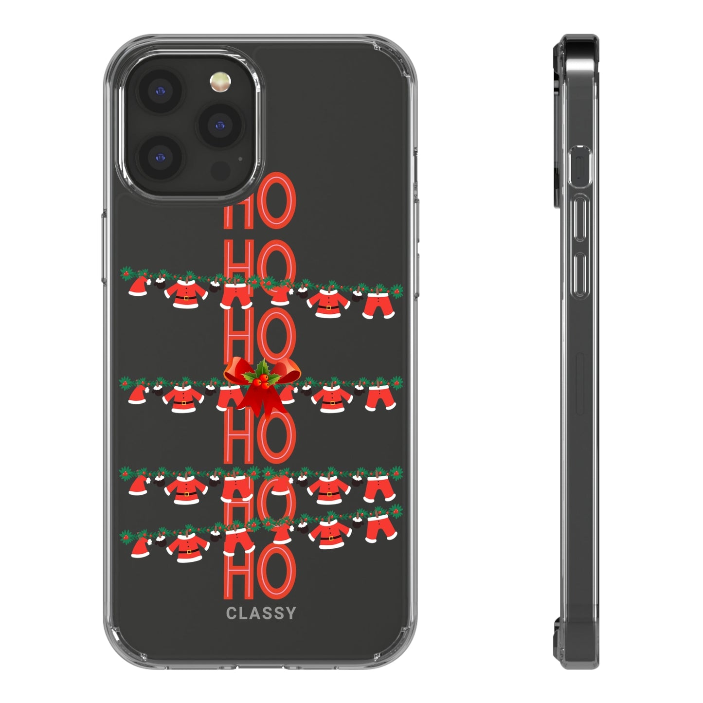 Christmas Clear Case - Classy Cases - Phone Case - iPhone 12 Pro Max - With gift packaging -