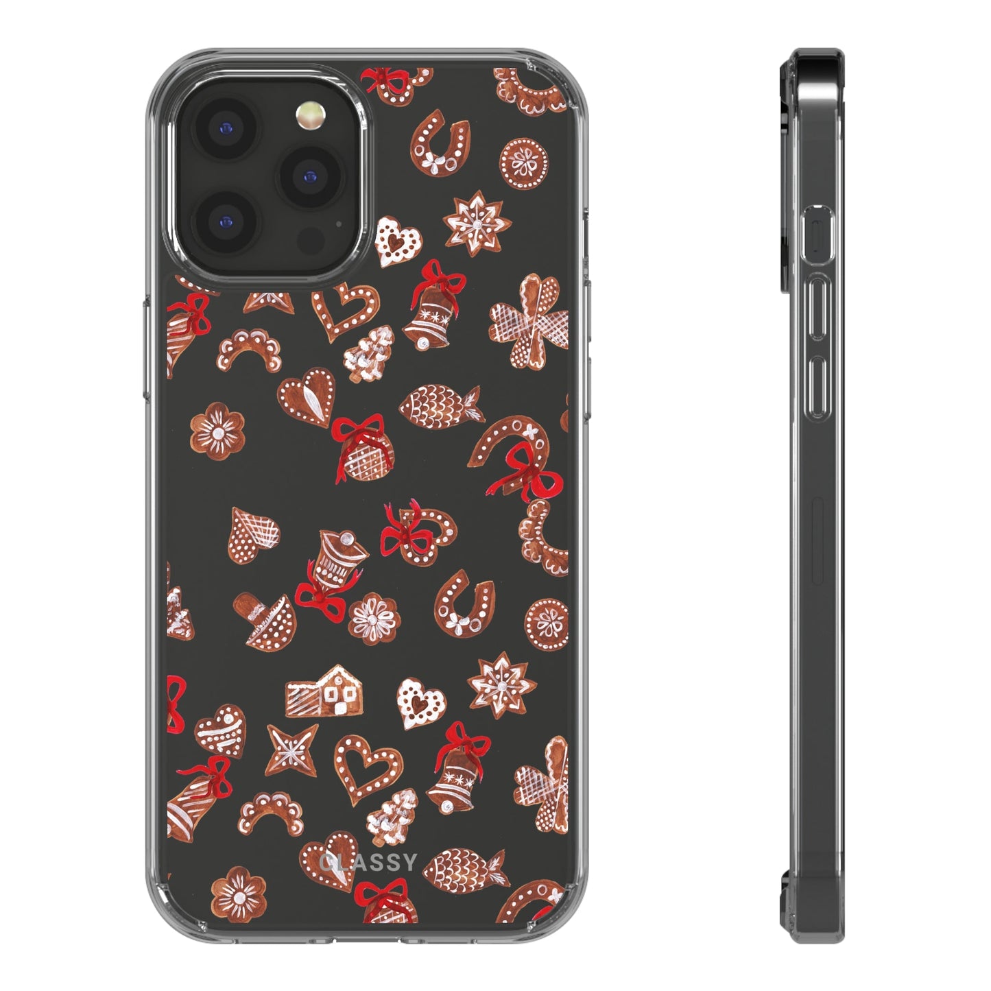 Christmas Clear Case - Classy Cases - Phone Case - iPhone 12 Pro Max - With gift packaging -