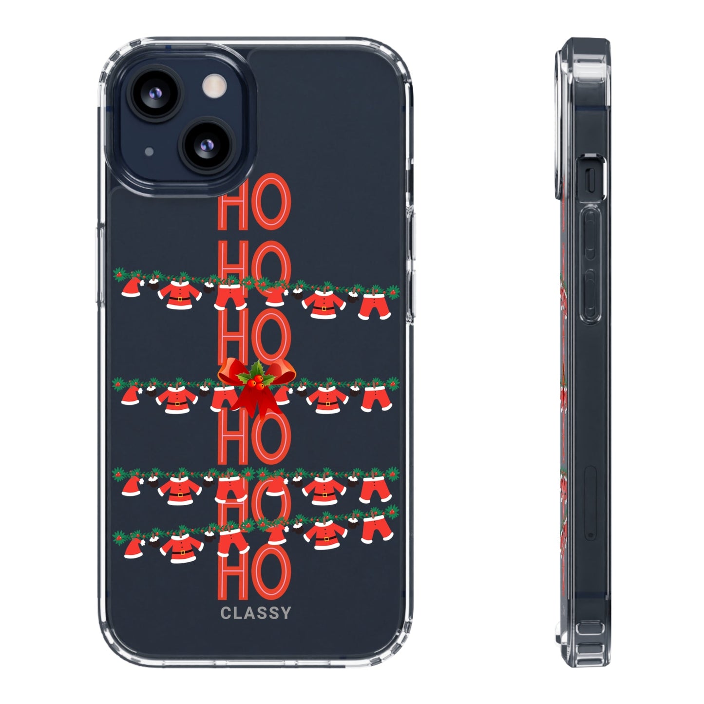 Christmas Clear Case - Classy Cases - Phone Case - iPhone 13 - With gift packaging -