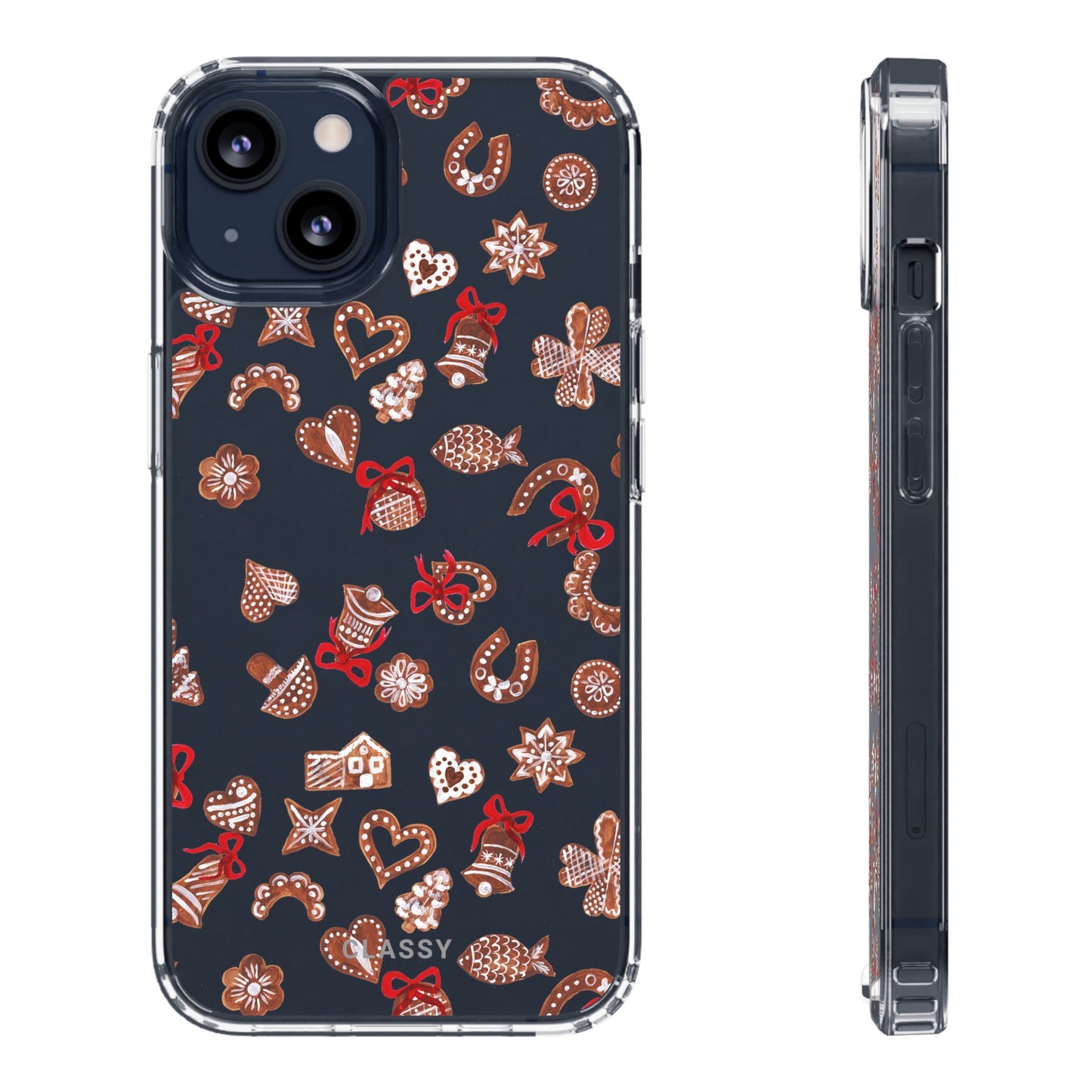 Christmas Clear Case - Classy Cases - Phone Case - iPhone 13 - With gift packaging -