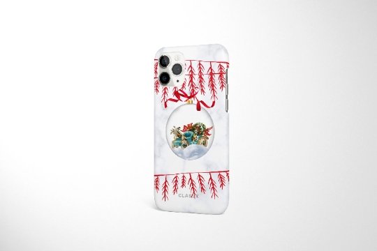 Christmas Snap Case with Snow Sphere - Classy Cases