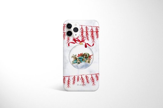 Christmas Snap Case with Snow Sphere - Classy Cases