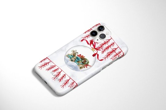 Christmas Snap Case with Snow Sphere - Classy Cases