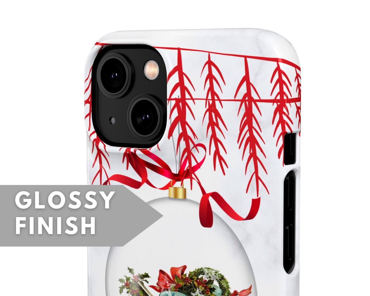 Christmas Snap Case with Snow Sphere - Classy Cases