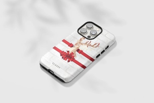 Christmas Tough Case with Deer - Classy Cases