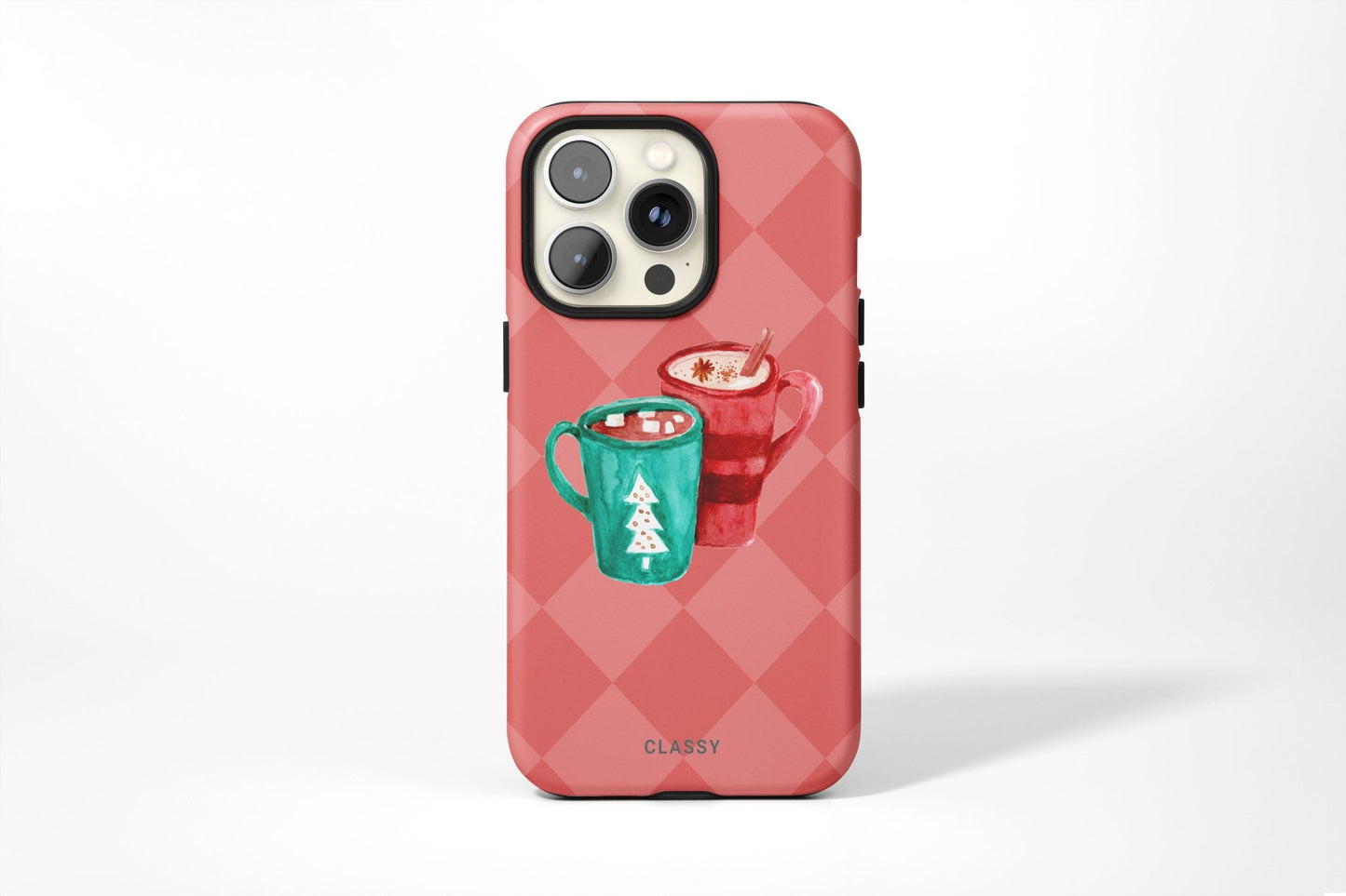 Christmas Tough Case with Mugs - Classy Cases - Phone Case - Samsung Galaxy S22 - Glossy -